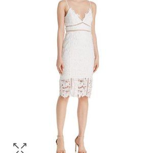 Bardot White Midi Dress